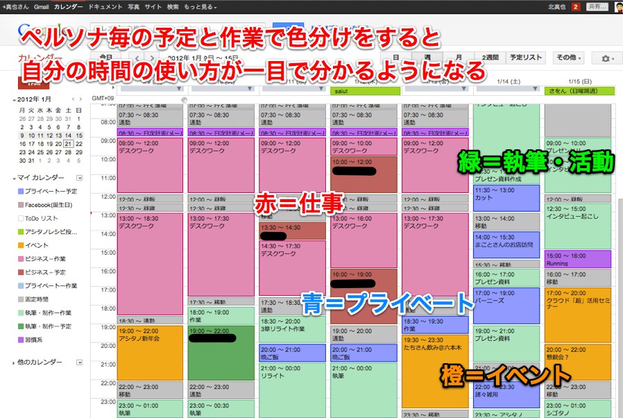 Googleカレンダーの 行動計画表 を元に 時間のポートフォリオ を組み直すーアシタノ ハックス第６回